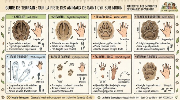 Les traces et empreintes